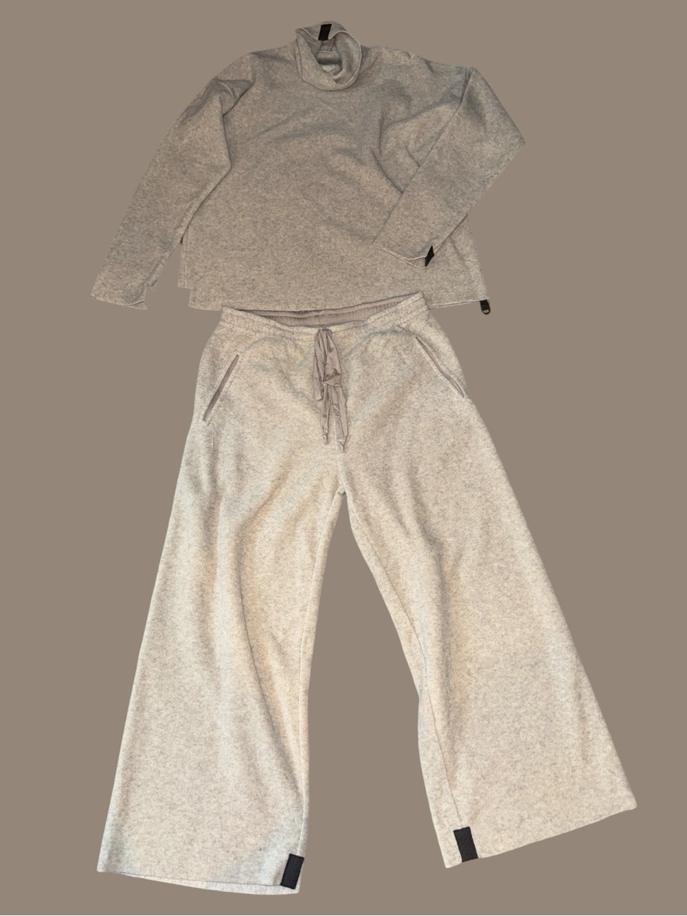 Henriette Steffensen Fleece Flare Trousers and Top M/L